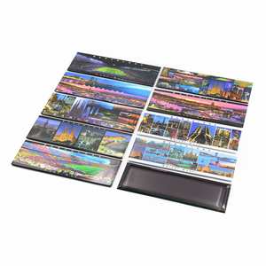 Imán de nevera de regalo artesanal con iconos de Edimburgo y Londres, emblemáticos lugares de Inglaterra, imán de nevera de recuerdo de viaje personalizado de hojalata - Product Image 3