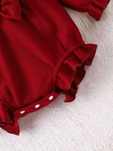 Kids Clothing Children's Clothing New Style Toddler <b>Long</b>-sleeve Rompers <b>Socks</b> Headbands Baby Girl Clothes 0-18M - Product Image 6