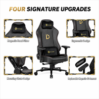 Chaise de jeu en cuir en gros, chaise de gamer ergonomique haut de gamme personnalisée avec appui-tête magnétique
