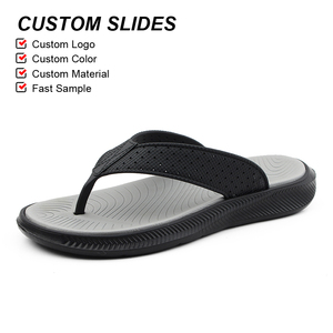 OLICOM Tongs personnalisées avec logo, pantoufles d'intérieur pour hommes, tongs à soutien de la voûte plantaire, tongs décontractées de plage, tongs en gros - Product Image 4