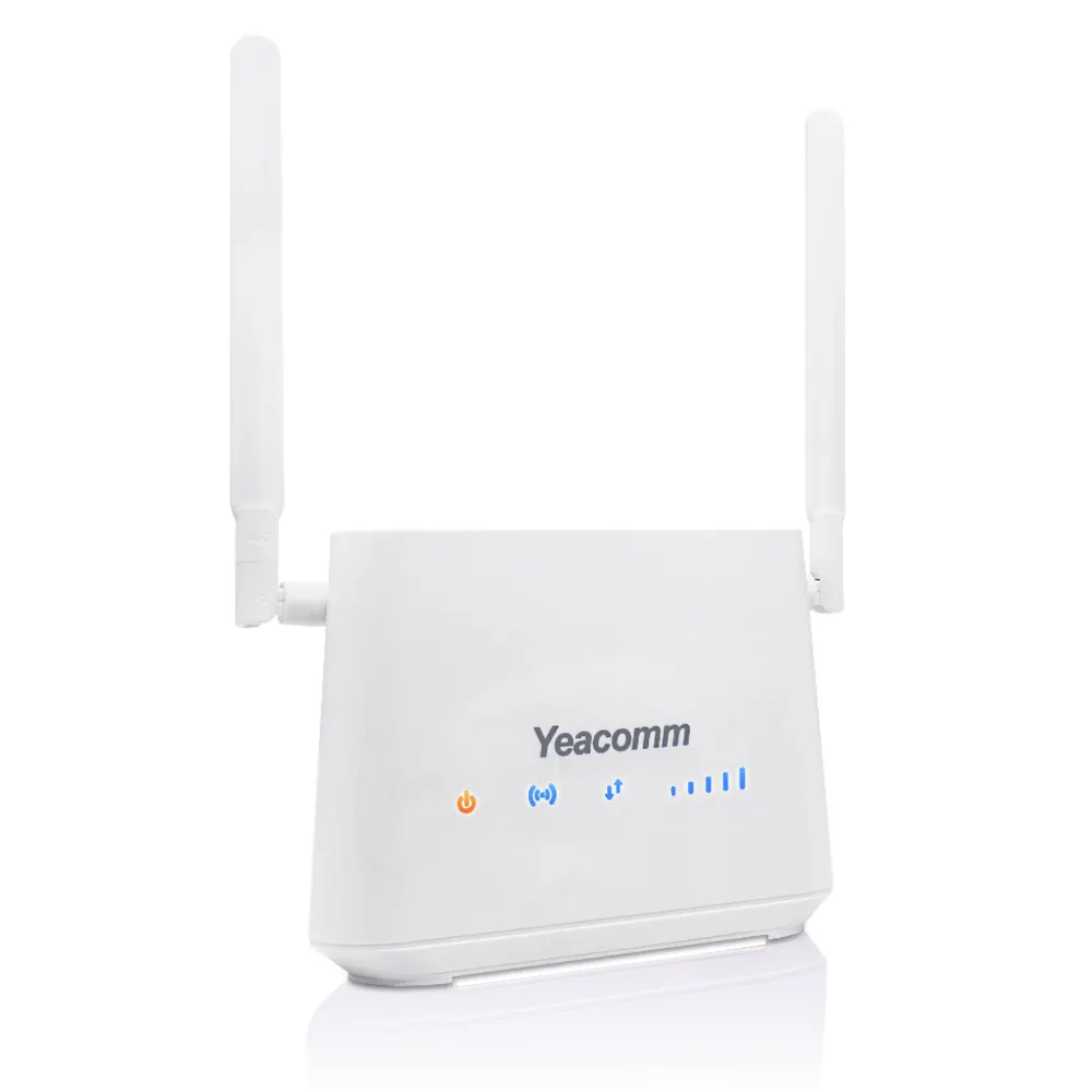 Yeacomm S12 RJ11 LTE FDD TDD נייד Ethernet נתב CAT4 4G מקורה VoIP מהפך 4G CPE נתב עם ה-SIM כרטיס חריץ