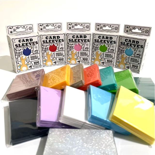 Standard Size Card Matte Sleeves 100ct Smooth Tough Premium TCG Sleeves Matte Card Sleeves for Pokmon Sports Trading Card Games