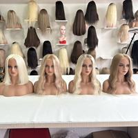Envío Rápido Peluca de Cabello Humano Virgen con Cierre de Encaje HD, Estilos Populares de Salón de Lujo, Tejido Transpirable en la Parte Posterior, para Uso Diario Femenino