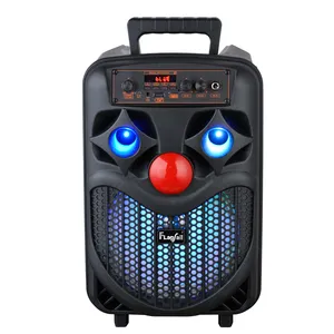 Goedkoopste Prijs 800W Plastic Blue Tooth Party Dj Multimedia 8 "Multimedia Karaoke Machine Audio Actieve Luidsprekerbox