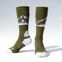 Chaussettes de sport d'extérieur fines, respirantes, à séchage rapide, tricotées par compression, anti-bactériennes, motif 3D, unisexe, soulagent la fatigue des jambes, favorisent la circulation