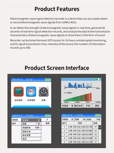 Ds996 Pro RF Detector <span class=keywords><strong>Hidden</strong></span> <span class=keywords><strong>Camera</strong></span> Detector, có dây không dây GPS Tracker tín hiệu Detector - Product Image 3