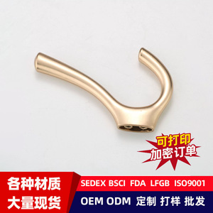 Zhanyuan Zinc Alloy Rose Gold Coat <b>Hook</b> Modern Minimalist Slip <b>Hook</b> Furniture Hardware Accessory - Product Image 5