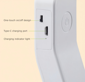 Tipo-C recargable <span class=keywords><strong>dormitorio</strong></span> decoración noche luces interior <span class=keywords><strong>LED</strong></span> pared colgante <span class=keywords><strong>luz</strong></span> <span class=keywords><strong>con</strong></span> batería de 2000MAH - Product Image 4