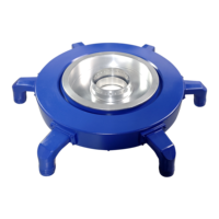 Anneau d'air à double lèvres à grande vitesse HDPE pour extrusion soufflée par film multi-couches avec tête de matrice à grande vitesse