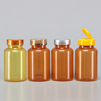 Bouteille de stockage de comprimés de vitamines en plastique personnalisable avec logo, 120 ml, 250 ml, 400 ml, pour l'emballage de médicaments