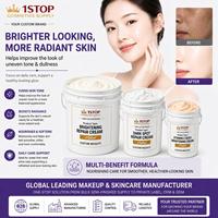 Crème réparatrice blanchissante à la mucine d'escargot et au ginseng pour tous types de peaux - Formule hydratante personnalisable avec support OEM/ODM