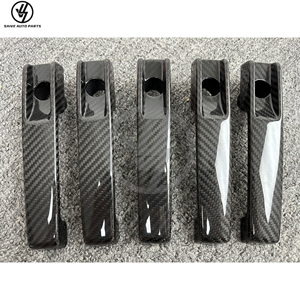 Side <b>Trims</b> <b>Door</b> Handle Replacement Dry Carbon Fiber for Mercedes Benz G-Class W464 G500 G350 G63 2019-2024 - Product Image 4