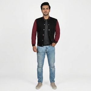 High Quality Varsity <b>Jacket</b> <b>Men</b> Customized <b>Long</b> Sleeves Custom Letterman Varsity <b>Jackets</b> CollegeBaseballjacket for <b>men</b> - Product Image 1