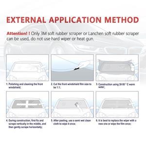 <span class=keywords><strong>Adesivo</strong></span> <span class=keywords><strong>per</strong></span> la protezione del parabrezza a prova di esplosione chiarezza ottica <span class=keywords><strong>per</strong></span> finestrino <span class=keywords><strong>per</strong></span> auto pellicola di protezione Anti-rottura <span class=keywords><strong>per</strong></span> parabrezza - Product Image 5
