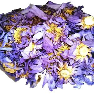 도매 천연 유기농 허브 블루 로터스 벌크 말린 블루 로터스 꽃 블루 로터스 꽃