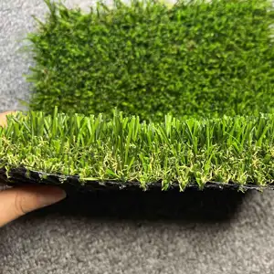 도매 두께 40mm 녹색 잔디 폴리에틸렌 플라스틱 합성 잔디 인조 잔디 벽