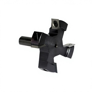Fresa de Carburo Indexable S12*60*H12 4T para Madera, para la Industria de Fabricación de Gabinetes en EE. UU., Fresa de Fresado con 4 Dientes Intercambiables - Product Image 1