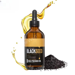 Aeglewell özel etiket sıcak satış organik soğuk preslenmiş vücut cilt bakımı için 100% saf organik doğal siyah tohum yağı - Product Image 1