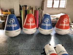 Boya de agua con marcador <span class=keywords><strong>flotante</strong></span>, boyas triangulares inflables, flotadores inflables, banderín - Product Image 5