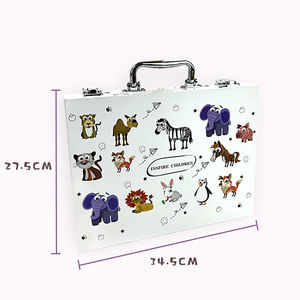 Pasokan Harga Murah OEM Art Stationery Set Pabrik Lukisan Anak-anak Gambar Art Marker Set dengan Pensil Warna - Product Image 6