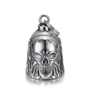 Pendentif Crâne en Acier Inoxydable yunnique, Breloque Thème Moto, Cadeau Unisexe, Accessoire pour Motard - Product Image 5