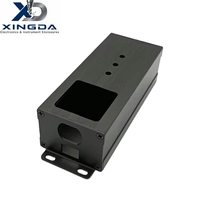 Boîtiers de convertisseurs de puissance en alliage d'aluminium personnalisés, boîtiers d'instruments électroniques, couvercles supérieurs et inférieurs, indice de protection IP54, batterie
