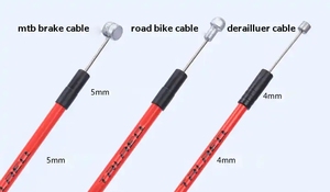 מפעל זול 1000 יח'\קופסא פלסטיק 4/5mm אופניים בלם אוניברסלי הילוכים כבל דיור כובע Shift/בלם כבל חוט קצה כובע בסוף - Product Image 4