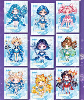Tarjetas Coleccionables de Anime Japonés Sailor Moon, Lindas Tarjetas de Juego de Tsukino Usagi y Luna Takeuchi, Caja Misteriosa de Regalos para Niños y Niñas