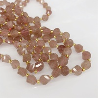Perles en pierre naturelle Citrine et Quartz Fumé de 7-8mm, forme irrégulière, perles de cristal en vrac, tendance, 45g/brin pour la fabrication de bijoux