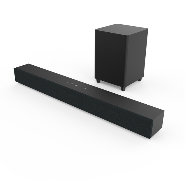70W TV Soundbar with DSP Remote, 2.1 Channel Audio, Wireless & AUX Inputs for Gaming/PC/Home Theater