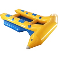 Bateau banane gonflable grande capacité pour jeux aquatiques excitants