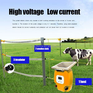 Cercas Eléctricas para Ganado con Energía Solar, Precio de Fábrica, Múltiples Opciones de Fuente de Alimentación, para Ganado Vacuno, Caballos, Ovejas, Cerdos y Osos - Product Image 5