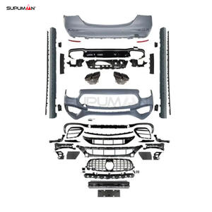 Kit de pare-chocs arrière avant Performance noir brillant SPM pour accessoires de kit carrosserie Mercedes benz classe E w213 <span class=keywords><strong>2018</strong></span> 2019 2020 2021 2022 - Product Image 2