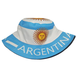 Chapeaux Bob de Pêcheur Respirants en Polyester à Large Bord Plat avec Drapeaux des Nations de la Coupe du Monde de Football pour le Sport et l'Extérieur – Vente en Gros - Product Image 4