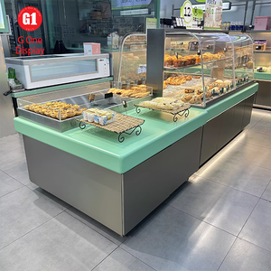 Vitrina de Panadería de Madera Ecológica Personalizable con Iluminación LED para Diseño de Interiores de Tiendas Minoristas, Mueble de Exhibición para Panadería - Product Image 2