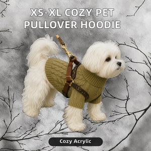 Winter Warm Elastic Knit Pet Sweater for Dogs and <strong>Cats</strong> XS-XL Solid Color Pullover Hoodie Comfortable Casual Teddy Style <strong>Jumper</strong> - Product Image 3