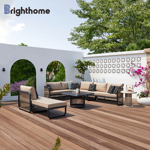 Ensemble de meubles de jardin imperméables en rotin design L, moderne et luxueux pour terrasse - Product Image 2