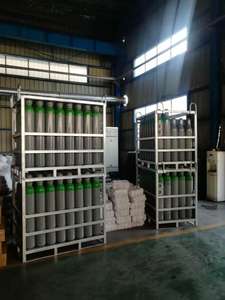 กรงนิรภัยสำหรับถังแก๊สโลหะสำหรับงานหนัก ถังแก๊ส OEM ถัง TPED ขนาด 8 ลิตร ถัง ISO - Product Image 4