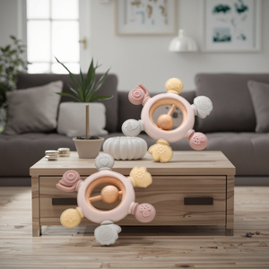 Thiết kế mới unisex bé Vòng Teether mềm Silicone nhai đồ chơi cho mọc răng trẻ em - Product Image 2