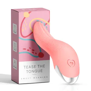 Leistungs starke weibliche Mastur bator Vibrator Zunge vibrierende Sexspielzeug Werkzeuge für Frauen Vibrations nippel Klitoris Stimulator Shop