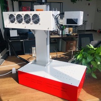 Machine de marquage laser à fibre CO2 ktop CNC refroidie par air, haute sécurité, pour usage domestique, électronique, PCB, étiquettes métalliques, cartes d'identité, prend en charge le format BMP