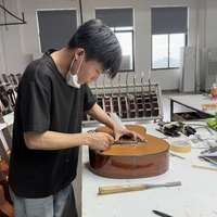 OEM Beginner Classical Guitar 4/4 Size Laminated Spruce Top Rosewood Nylon String for Wholesale