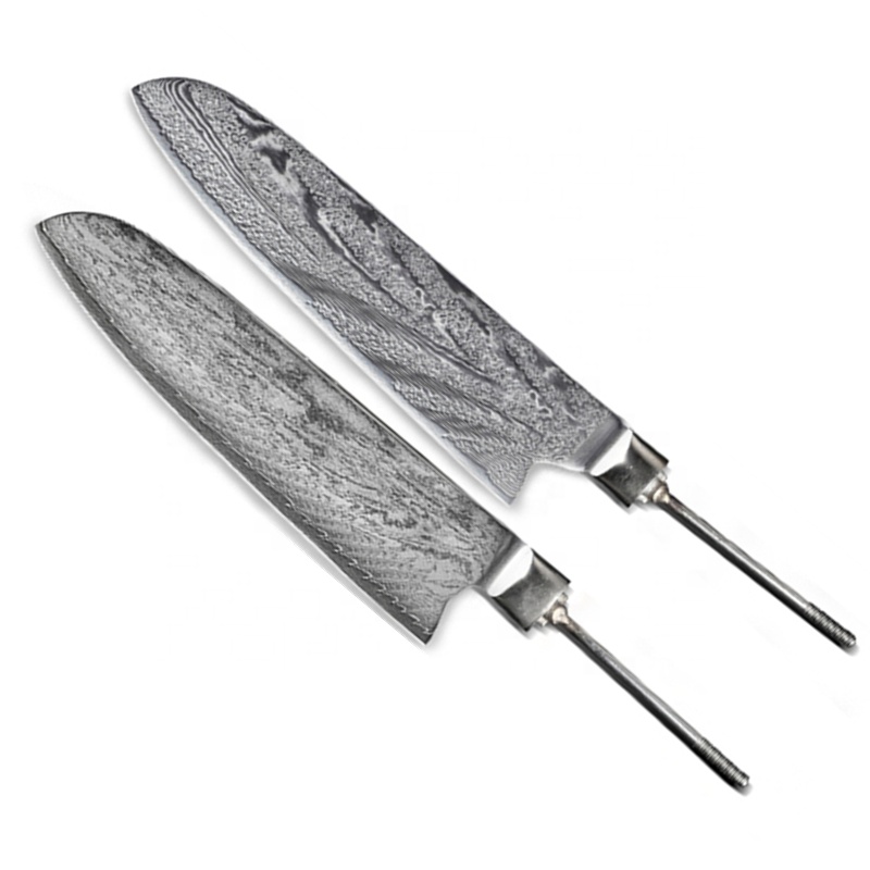OFuun Couteau Cuisine Japonais en Acier Damas 67 Couches, Couteaux de