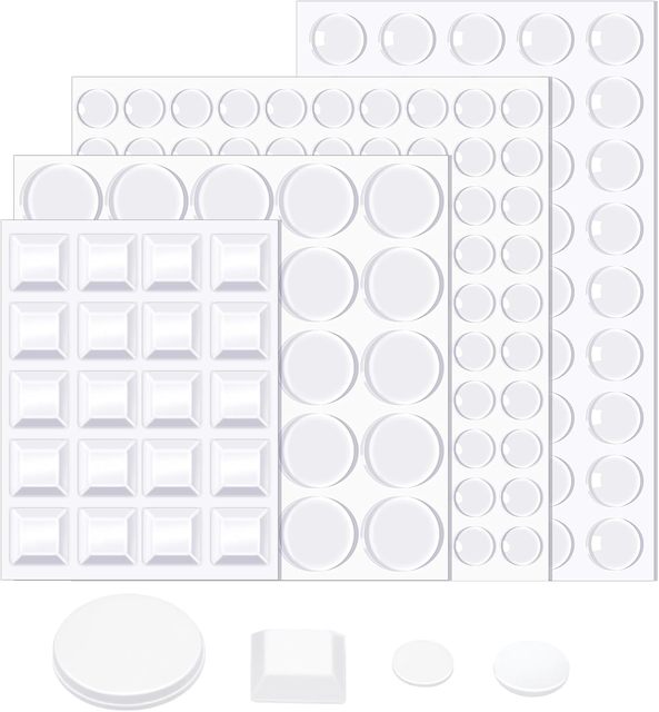 Clear Silicone Hemisphere Bumper Dots Self Adhesive Cabinet Door Cushion Pads Furniture Anti Slip Feet