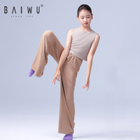 121126009 Baiwu Ballet formation longue lâche Yoga pantalon Sport Gym pantalon danse porter des vêtements pour filles femmes