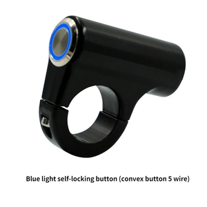 YHMOTO Universal 7/8" 22mm Handlebar Switch Horn Fog Light Turn Signal on Off Button for <b>ATV</b> <b>UTV</b> Scooter Snowmobile - Product Image 3