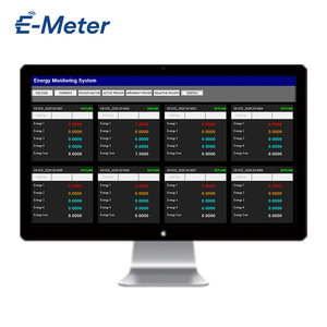 E-Meter Energy Monitoring System 485 Data Real Time Display Industrial Power Automation LCD Led Three Phase - Product Image 1