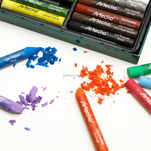 Ensemble de pastels à l'huile Artecho Brilliant 48 couleurs, crayons doux et épais pour les fournitures artistiques - Product Image 4