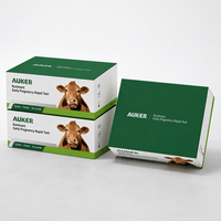 Kit de test de grossesse rapide pour animaux à petite boisson, test de grossesse vétérinaire pour petits ruminants ---- Lecture rapide des résultats pour les bovins, les vaches et les chevaux
