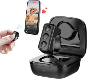 Modern Smart Ring 3 Key Remote Control With Charging Case for <b>Android</b> Tiktok Youtube Camera Ebook Music Compatibility With - Product Image 1